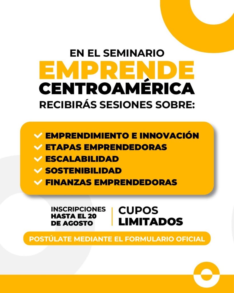 ONLINE: Seminario Emprende Centroamérica